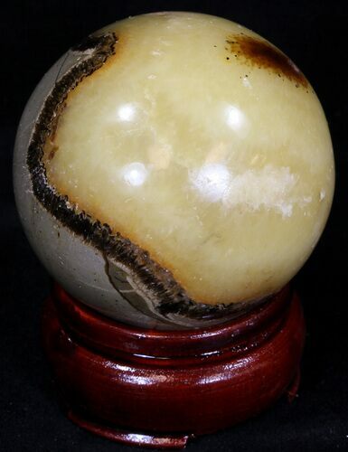 Polished Septarian Sphere #32019